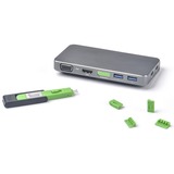 SMARTKEEPER ESSENTIAL Cerradura DisplayPort (DL04) + Llave de bloqueo Mini (U04), Cerradura insertable 