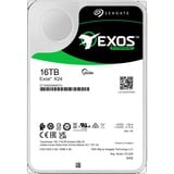 Seagate Exos X24 disco duro interno 16 TB 7200 RPM 512 MB 3.5" SAS, Unidad de disco duro 16 TB, 7200 RPM, 512 MB, 3.5", SAS