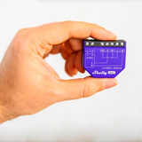 Shelly Dimmer 0/1-10V PM Gen3, Interruptor con regulador de voltaje azul