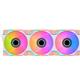 Thermaltake SWAFAN 120 EX INFINITY ARGB Sync PC Cooling Fan Wood Edition, Ventilador blanco