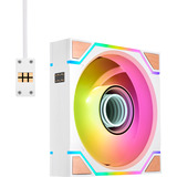 Thermaltake SWAFAN 120 EX INFINITY ARGB Sync PC Cooling Fan Wood Edition, Ventilador blanco