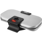 Unold 48241 gofrera 2 barquillo(s) 1300 W Negro, Plata plateado/Negro, 2 barquillo(s), Corazón (forma), Negro, Plata, Metal, 0,95 m, Negro