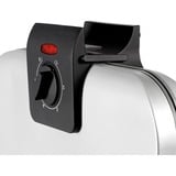 Unold 48241 gofrera 2 barquillo(s) 1300 W Negro, Plata plateado/Negro, 2 barquillo(s), Corazón (forma), Negro, Plata, Metal, 0,95 m, Negro