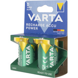 VARTA Batería recargable Power HR20, D (Mono), 3.000 mAh 