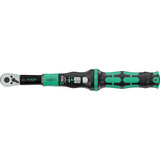 Wera Llave dinamométrica con trinquete reversible Click-Torque Lock A 5, Llave de torsión negro/Verde