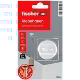 fischer GOW Ganchos adhesivos Multipack, 3 piezas blanco