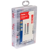 fischer Meister-Box DuoHM tacos para cavidades + tornillo de cabeza avellanada TX, Pasador 