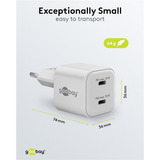 goobay 75334, Cargador blanco