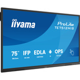 iiyama TE7512MIS-B4AG, Pantalla de gran formato negro (mate)