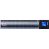 APC Easy UPS On-Line, 3000VA, Ion de litio negro/Plateado, Doble conversión (en línea), 3 kVA, 2700 W, Seno, 110 V, 300 V