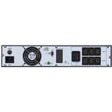 APC Easy UPS On-Line, 3000VA, Ion de litio negro/Plateado, Doble conversión (en línea), 3 kVA, 2700 W, Seno, 110 V, 300 V