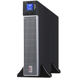 APC Easy UPS On-Line, 3000VA, Ion de litio negro/Plateado, Doble conversión (en línea), 3 kVA, 2700 W, Seno, 110 V, 300 V