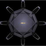 ASUS RT-AX89X AX6000 AiMesh router inalámbrico Ethernet Doble banda (2,4 GHz / 5 GHz) 4G Negro negro/Dorado, Wi-Fi 6 (802.11ax), Doble banda (2,4 GHz / 5 GHz), Ethernet, 3G, Negro, Router de sobremesa