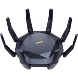 ASUS RT-AX89X AX6000 AiMesh router inalámbrico Ethernet Doble banda (2,4 GHz / 5 GHz) Negro negro/Dorado, Wi-Fi 6 (802.11ax), Doble banda (2,4 GHz / 5 GHz), Ethernet, 3G, Negro, Router de sobremesa