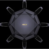 ASUS RT-AX89X AX6000 AiMesh router inalámbrico Ethernet Doble banda (2,4 GHz / 5 GHz) Negro negro/Dorado, Wi-Fi 6 (802.11ax), Doble banda (2,4 GHz / 5 GHz), Ethernet, 3G, Negro, Router de sobremesa