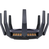 ASUS RT-AX89X AX6000 AiMesh router inalámbrico Ethernet Doble banda (2,4 GHz / 5 GHz) Negro negro/Dorado, Wi-Fi 6 (802.11ax), Doble banda (2,4 GHz / 5 GHz), Ethernet, 3G, Negro, Router de sobremesa