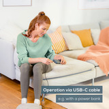 Beurer Cojín de masaje para pies con calor FM 28 gris