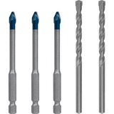 Bosch EXPERT HEX-9 HardCeramic Juego de brocas 5 pieza(s), Conjuntos de brocas Taladro, Juego de brocas, 6 mm, 100 mm, Cerámica dura, 6 cm