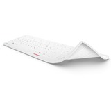 CHERRY 61510017 accesorio dispositivo de entrada Cubierta de teclado, Película protectora blanco, Cubierta de teclado, Silicona, 463 mm, 164 mm, 100 g, Gris
