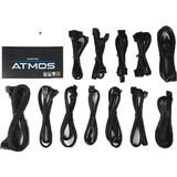 Chieftec Atmos unidad de fuente de alimentación 750 W 20+4 pin ATX ATX Negro, Fuente de alimentación de PC negro, 750 W, 100 - 240 V, 50/60 Hz, 9 - 4.5 A, 9 A, 4,5 A