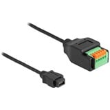 DeLOCK Adaptador USB 2.0, conector Mini-USB hembra > bloque terminal de 5 pines negro