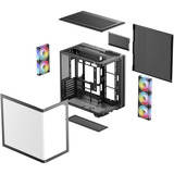 DeepCool CG590U 5F, Cajas de torre negro