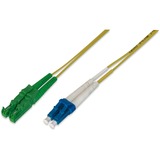 Digitus Cable de parche LWL dúplex, E2000 (8° APC) > conector LC (UPC), monomodo OS2 amarillo