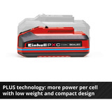 EINHELL Akku Power-X-Change Plus 18Volt 4,0Ah SEALED, Batería rojo/Negro