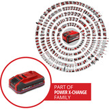 EINHELL Akku Power-X-Change Plus 18Volt 4,0Ah SEALED, Batería rojo/Negro