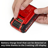 EINHELL Batería Power-X-Change Plus TWIN-PACK 18Volt 3,0Ah rojo/Negro
