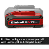 EINHELL Batería Power-X-Change Plus TWIN-PACK 18Volt 3,0Ah rojo/Negro