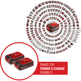 EINHELL Batería Power-X-Change Plus TWIN-PACK 18Volt 3,0Ah rojo/Negro