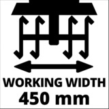 EINHELL GC-RT 1545 M Minicultivador eléctrico Corriente alterna 10,3 kg, Cortar rojo/Negro, Minicultivador eléctrico, 45 cm, 22 cm, 20 cm, Negro, Negro