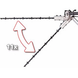 EINHELL Tijera eléctrica de pértiga para setos GC-HH 9046, Cortasetos rojo/Negro