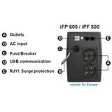 FSP iFP 800, UPS negro