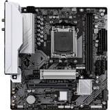 GIGABYTE B650M GAMING WIFI6E, Placa base negro/Plateado