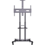 HAGOR HP Twin Stand HD 2,13 m (84") Negro, Sistema de soporte negro, 90 kg, 2,13 m (84"), 139,7 cm (55"), 800 x 500 mm, 1350 - 1650 mm