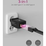 ICY BOX IB-PS1030-PD Universal Negro Corriente alterna Carga rápida Interior, Cargador negro, Interior, Corriente alterna, 20 V, Negro