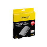 Intenso 256GB Premium Antracita, Unidad de estado sólido antracita, 256 GB, 1.8", Micro-USB B, 3.2 Gen 1 (3.1 Gen 1), 320 MB/s, Antracita