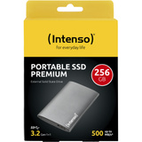 Intenso 256GB Premium Antracita, Unidad de estado sólido antracita, 256 GB, 1.8", Micro-USB B, 3.2 Gen 1 (3.1 Gen 1), 320 MB/s, Antracita