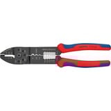 KNIPEX Alicates de engaste, Crimpadora rojo/Azul