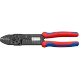 KNIPEX Alicates de engaste, Crimpadora rojo/Azul