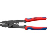 KNIPEX Alicates de engaste, Crimpadora rojo/Azul