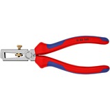 KNIPEX KP-1102160 Pelacables, Alicates pelacables Aislamiento protector, 165 g, Azul, Rojo