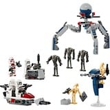 LEGO Pack de Combate: Soldado Clon y Droide de Combate, Juegos de construcción Juego de construcción, 7 año(s), Plástico, 215 pieza(s), 227 g
