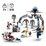 LEGO Pack de Combate: Soldado Clon y Droide de Combate, Juegos de construcción Juego de construcción, 7 año(s), Plástico, 215 pieza(s), 227 g