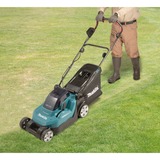 Makita DLM382Z cortadora de césped Batería, Cortacésped azul/Negro, 560 m², 38 cm, 2 cm, 7,5 cm, 40 L, 4 rueda(s)