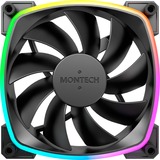Montech AX120 PWM 120x120x25, Ventilador negro