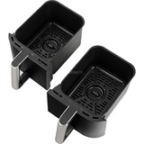 Ninja Foodi MAX Freidora de aire de doble zona AF400EU, Freidora de aire caliente negro