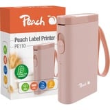 Peach PE110 impresora de etiquetas Térmica directa 203 x 203 DPI 60 mm/s Inalámbrico Bluetooth rosa neón, Térmica directa, 203 x 203 DPI, 60 mm/s, Inalámbrico, Rosa